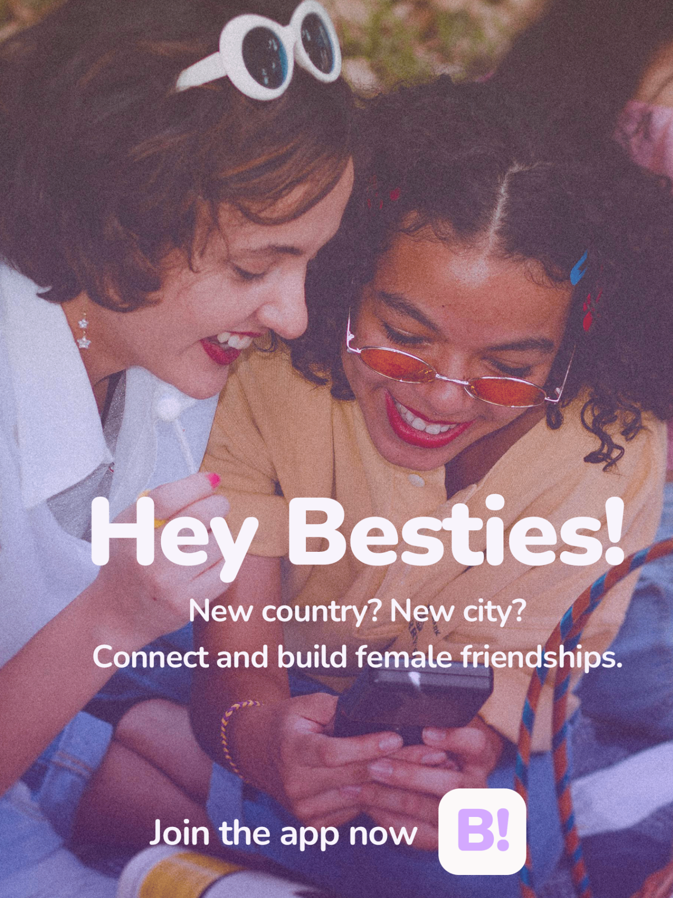 Hey Besties! — UI design